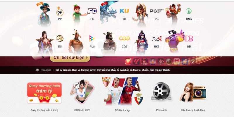 Kho game cược đỉnh về cả chất và lượng của KUBET