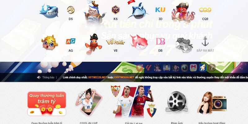 Sảnh bắn cá KUBET với các game chất lượng nhất